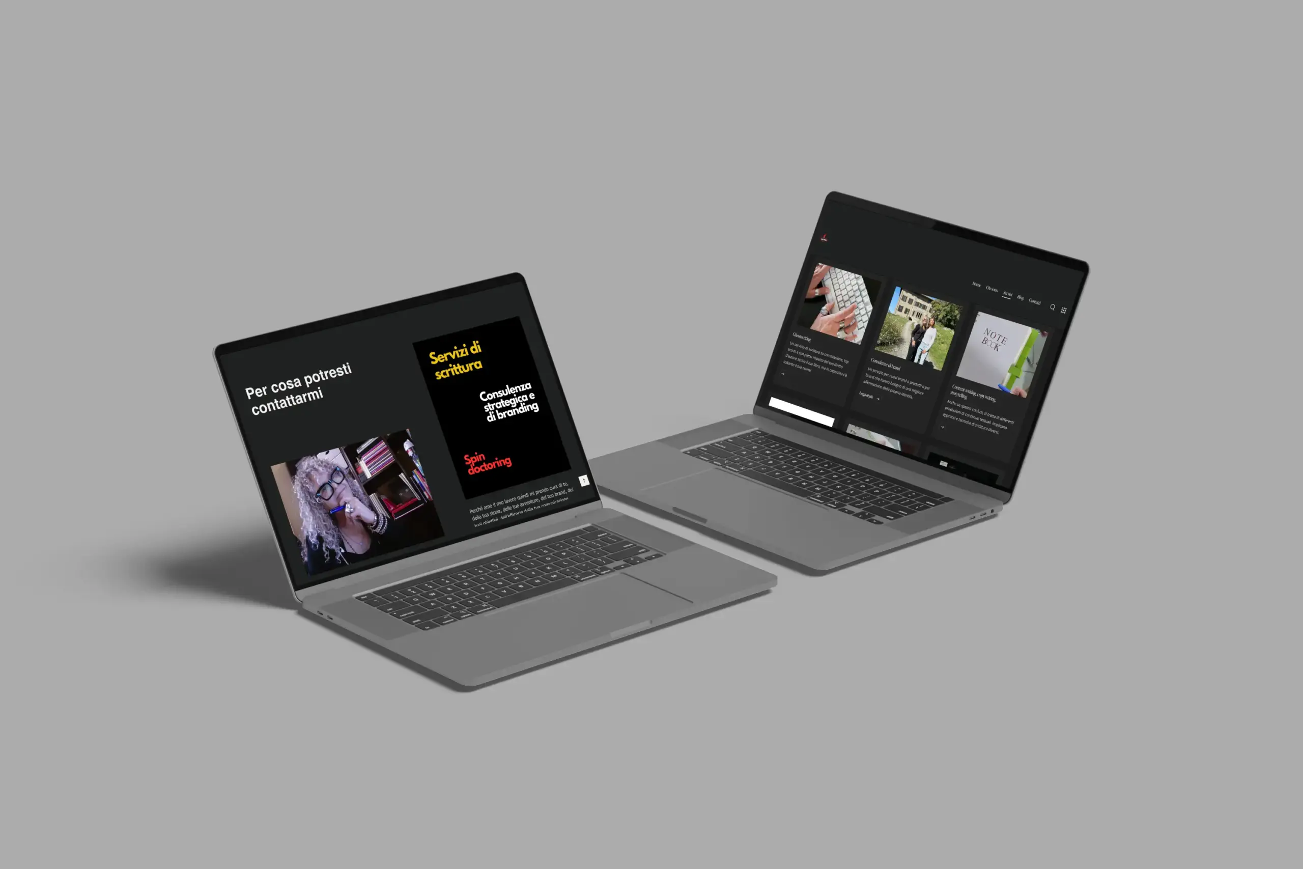 Restyling sito Irene Spagnuolo ghostwritere Italia